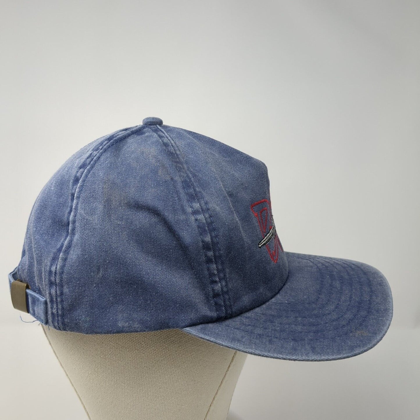 B1B Lancer Baseball Cap Blue One Size Adjustable Embroidered Denim 6 Panel