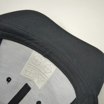 Otto 5 Panel Black Hat One Size Snapback Los Angeles Bunratty Logo Side Patch