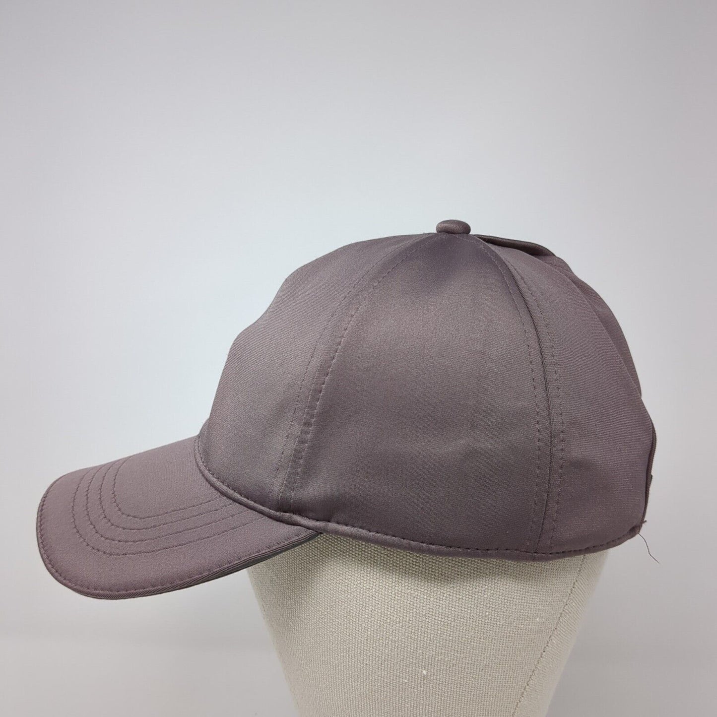 Unbranded Strapback Hat Purple One Size Adjustable Vented Holes 6 Panel Blank