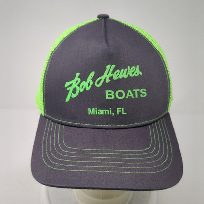 Bob Hewes Boats Miami FL Snapback Trucker Hat Multicolor OS Mesh Back Cobra