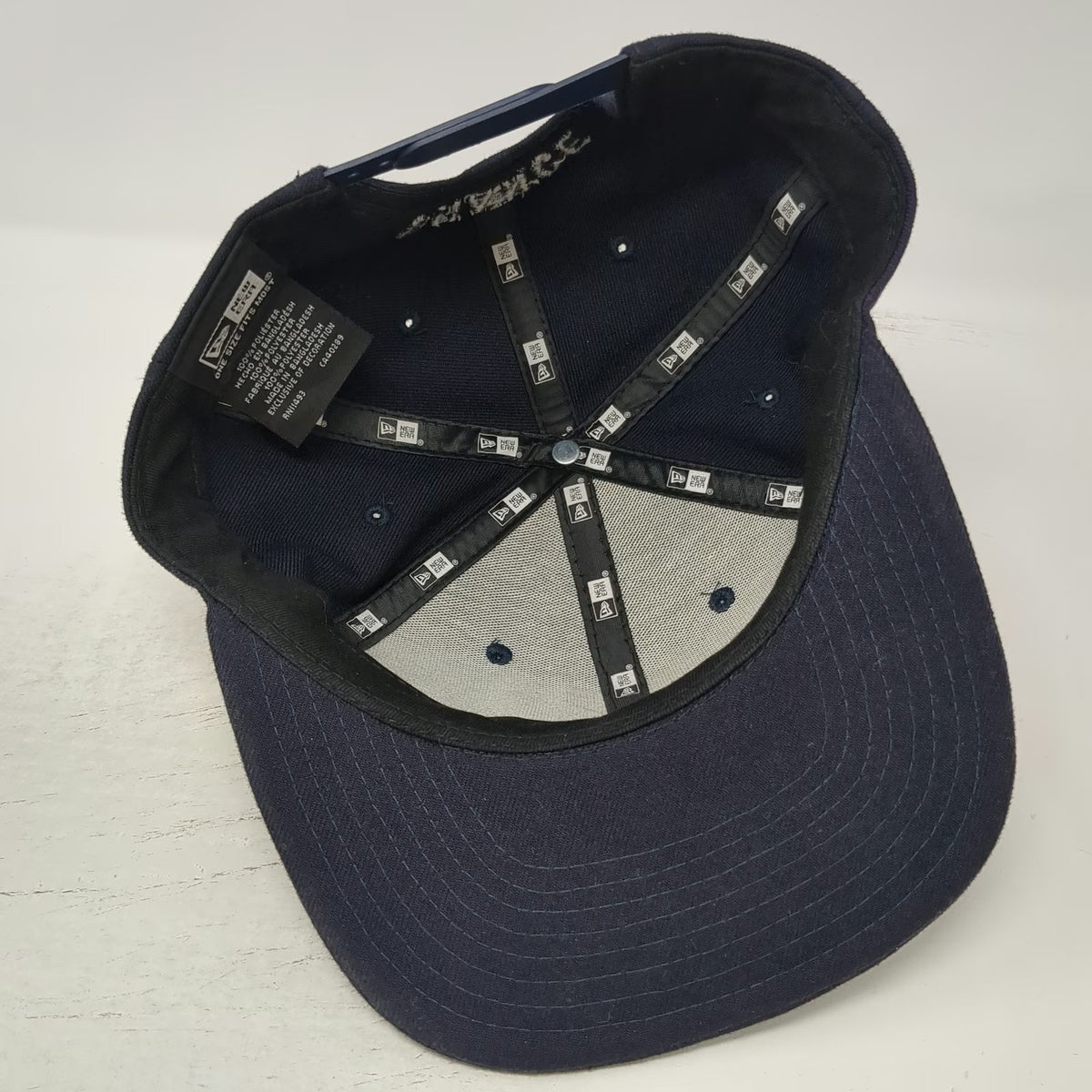 New Era Snapback Blue One Size Chance The Rapper 3 Hat Embroidered Logo 6 Panel