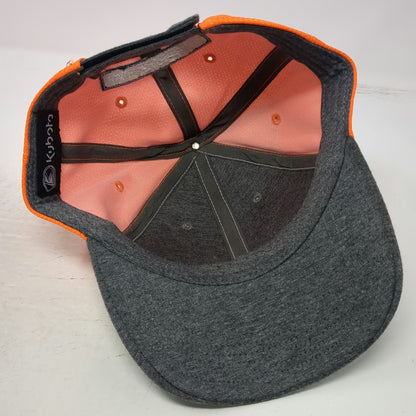 Kubota Baseball Cap Gray Orange One Size Idaho Tractor Inc Strapback Hat Logo