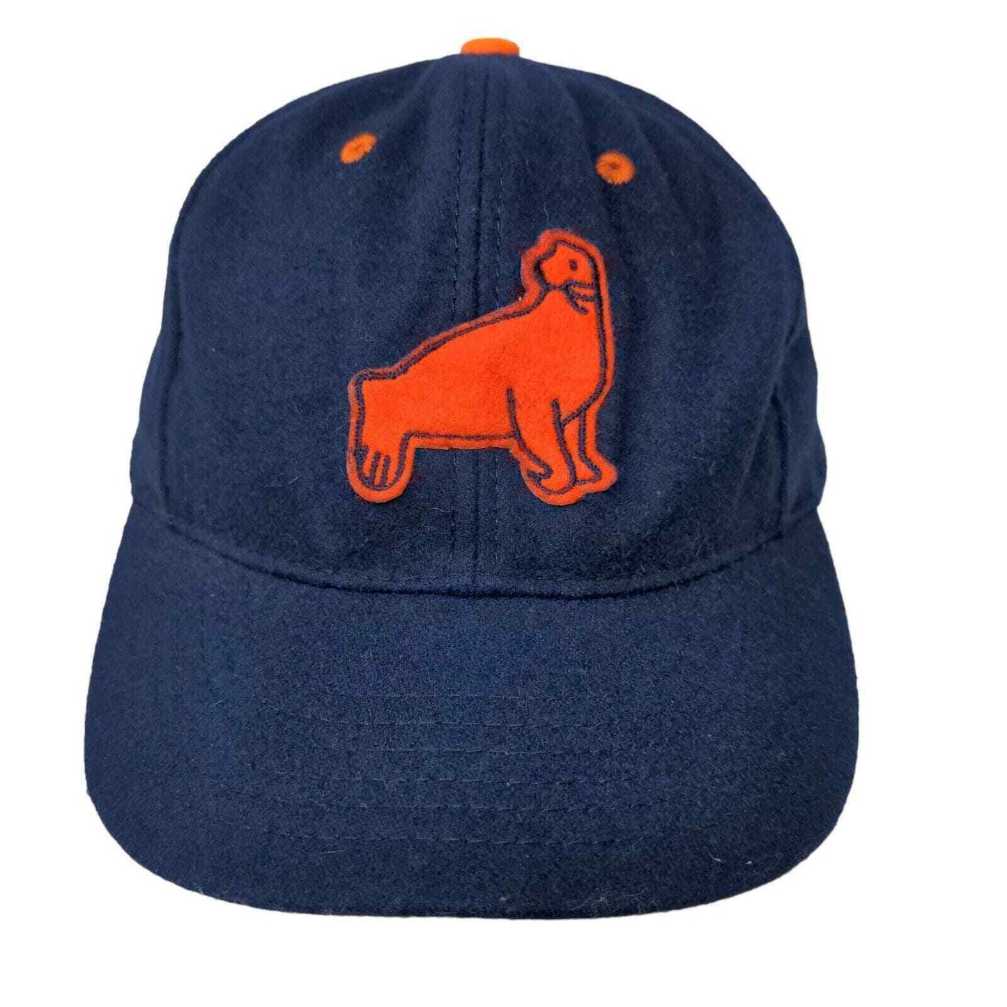 Ebbets Field Flannels Men's Slideback San Francisco Seals Hat Blue Vintage USA