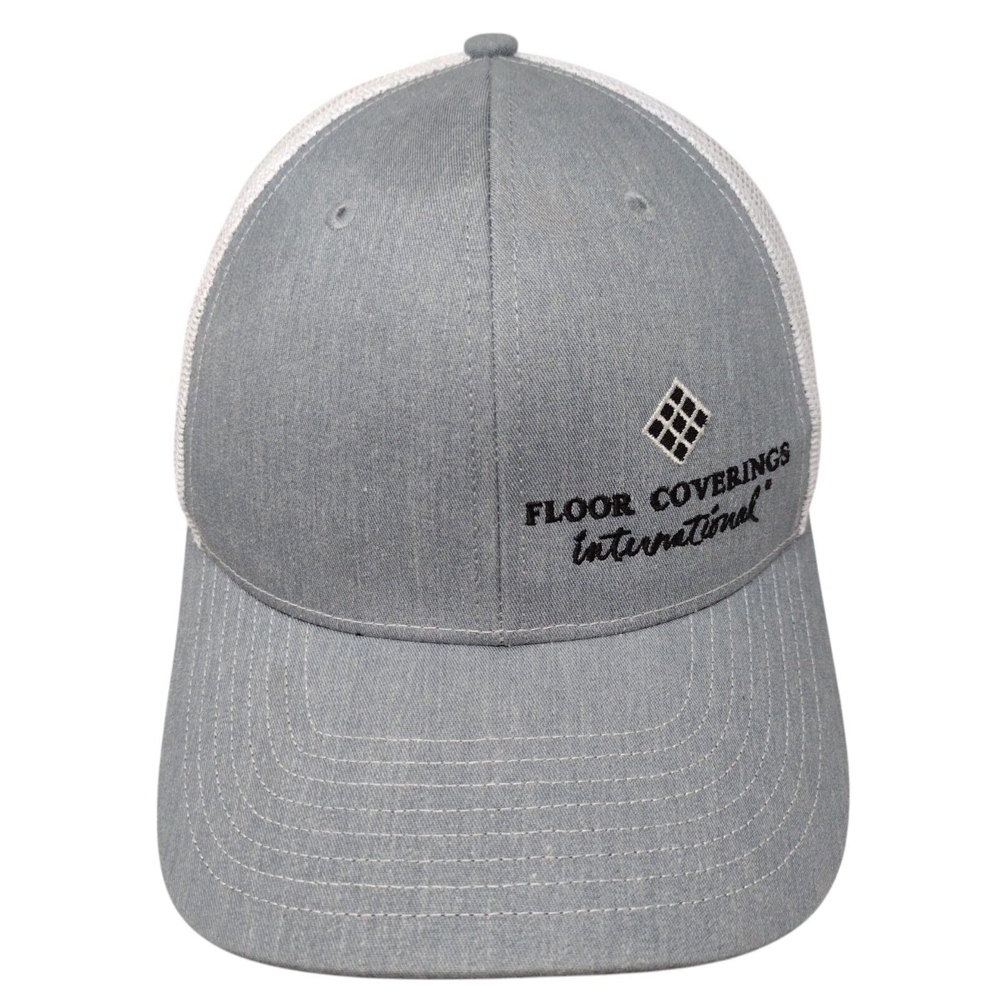 Floor Coverings International Snapback Trucker Hat Gray OSFA Mesh Back