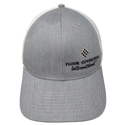 Floor Coverings International Snapback Trucker Hat Gray OSFA Mesh Back