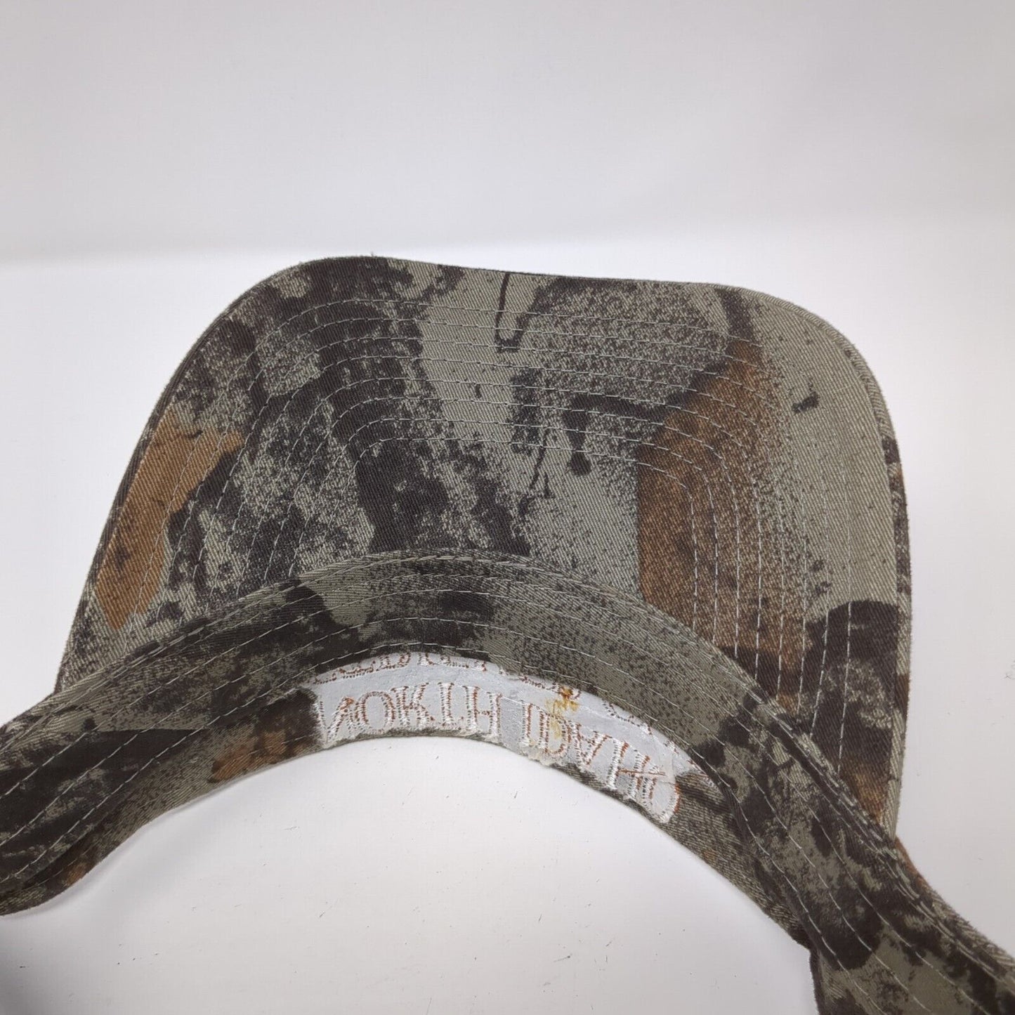 North Idaho Retriever Club Strapback Sun Visor Hat Camouflage One Size Cotton