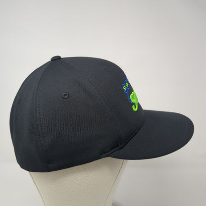 Spiderz Sin City Fitted Hat Black Medium Embroidered Flexfit Richardson