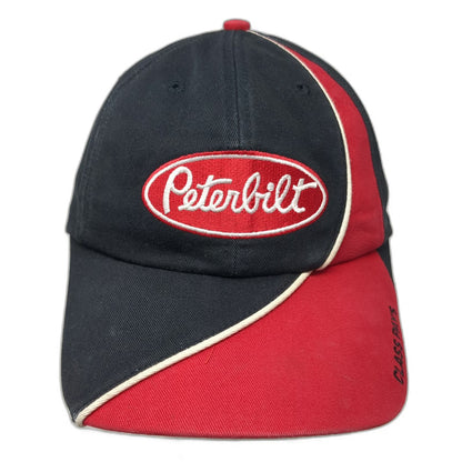 Peterbilt Baseball Cap Black Red One Size Class Pays Legendary Slideback Hat