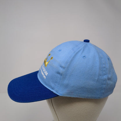 Kauffman Stadium Strapback Hat Blue One Size Adjustable Embroidered