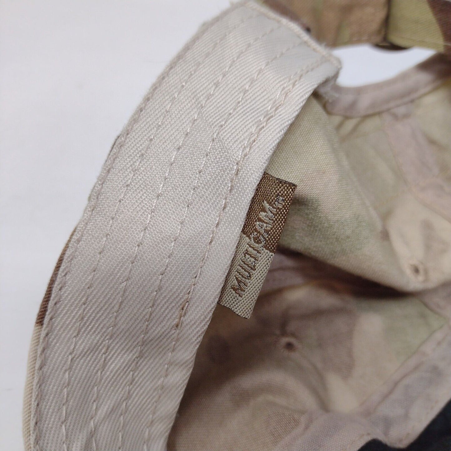 Unbranded Slideback Hat Camouflage OS Adjustable Vented Holes Blank Multicam