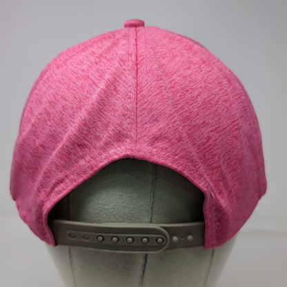 John Deere Snapback Pink One Size Hat Heathered Graphic Under Brim Patch Cap