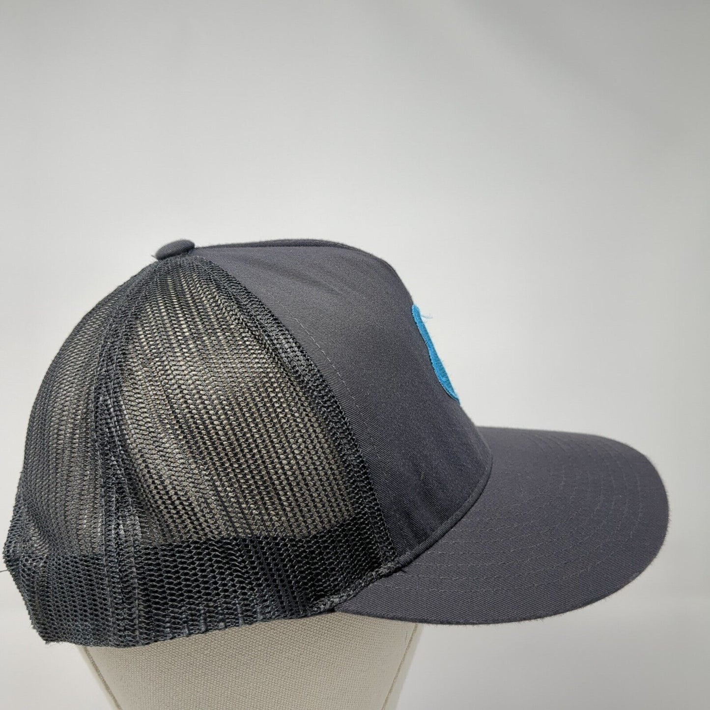 Drake Cooper Snapback Mesh Back Trucker Hat Gray One Size Mesh Back