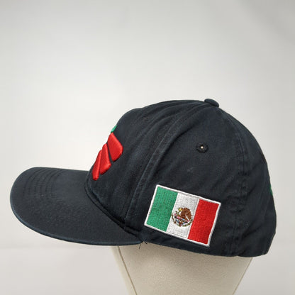 Hecho En Mexico Snapback Hat Black One Size Embroidered Top Level