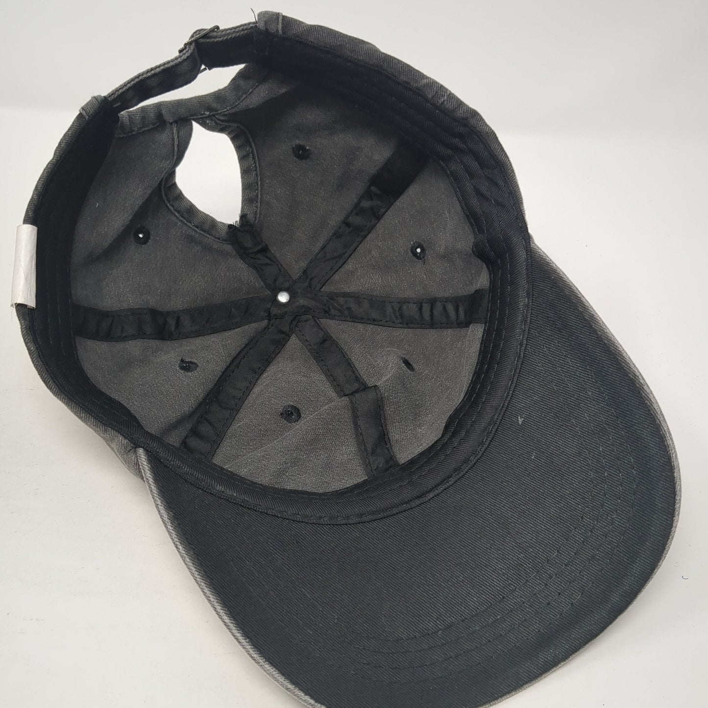 MAGA American Flag Slideback Hat Gray One Size Adjustable Ponytail