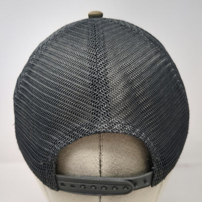 Green Trucker Hat One Size Mesh Back Rope Tree Patch Logo Snapback Outdoor Cap