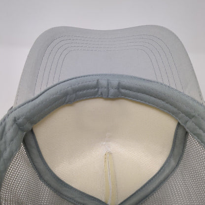 G45 Glacier Distillery Snapback Trucker Hat Gray OS Adjustable Mesh Back Rope