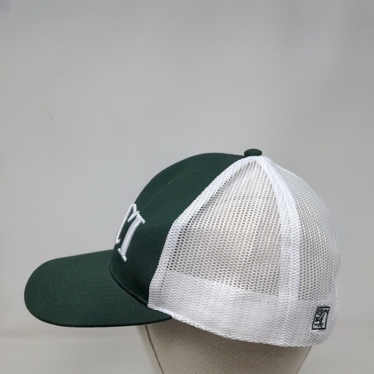 ISCI Snapback Trucker Hat Green OSFM Adjustable Embroidered Mesh Back The Game