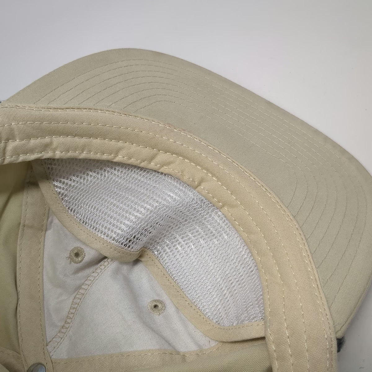 Emblem 5 Panel Beige One Size Hat Simmzy's California VW Bus Beach Eats Snapback