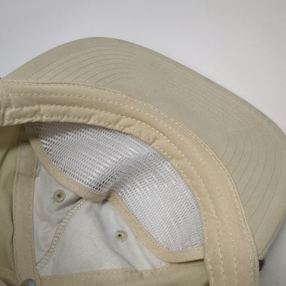 Emblem 5 Panel Beige One Size Hat Simmzy's California VW Bus Beach Eats Snapback