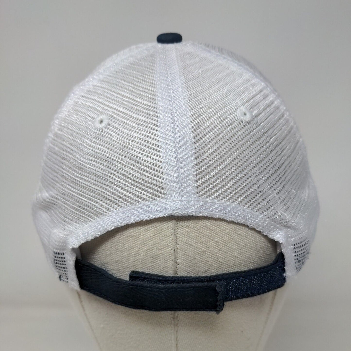Ferguson Facilities Supply Strapback Trucker Hat Blue One Size Embroidered
