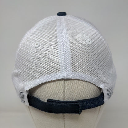 Ferguson Facilities Supply Strapback Trucker Hat Blue One Size Embroidered