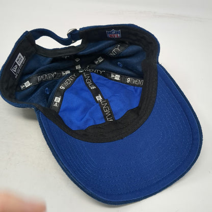 NFL Super Bowl LIII New Era Cap Blue One Size Suede Logo Hat Slideback 9TWENTY