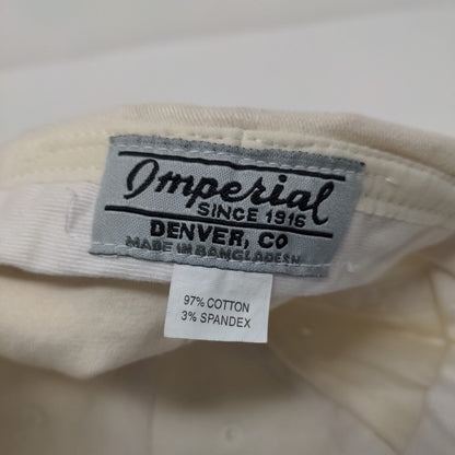 Flag Wrightsock Fitted Hat Tan One Size Embroidered 6 Panel Imperial