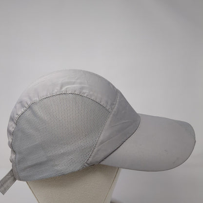 Sports Slideback 5 Panel Hat Gray One Size Adjustable Solid Outdoor