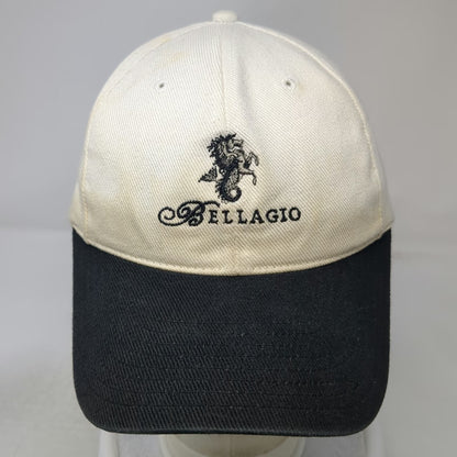 Nike Baseball Cap White Black One Size Bellagio Seahorse Golf Strapback Logo Hat