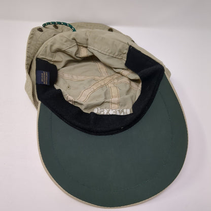 UNEXSO Grand Bahama Toggle Back Hat Tan One Size Adjustable Neck Flap