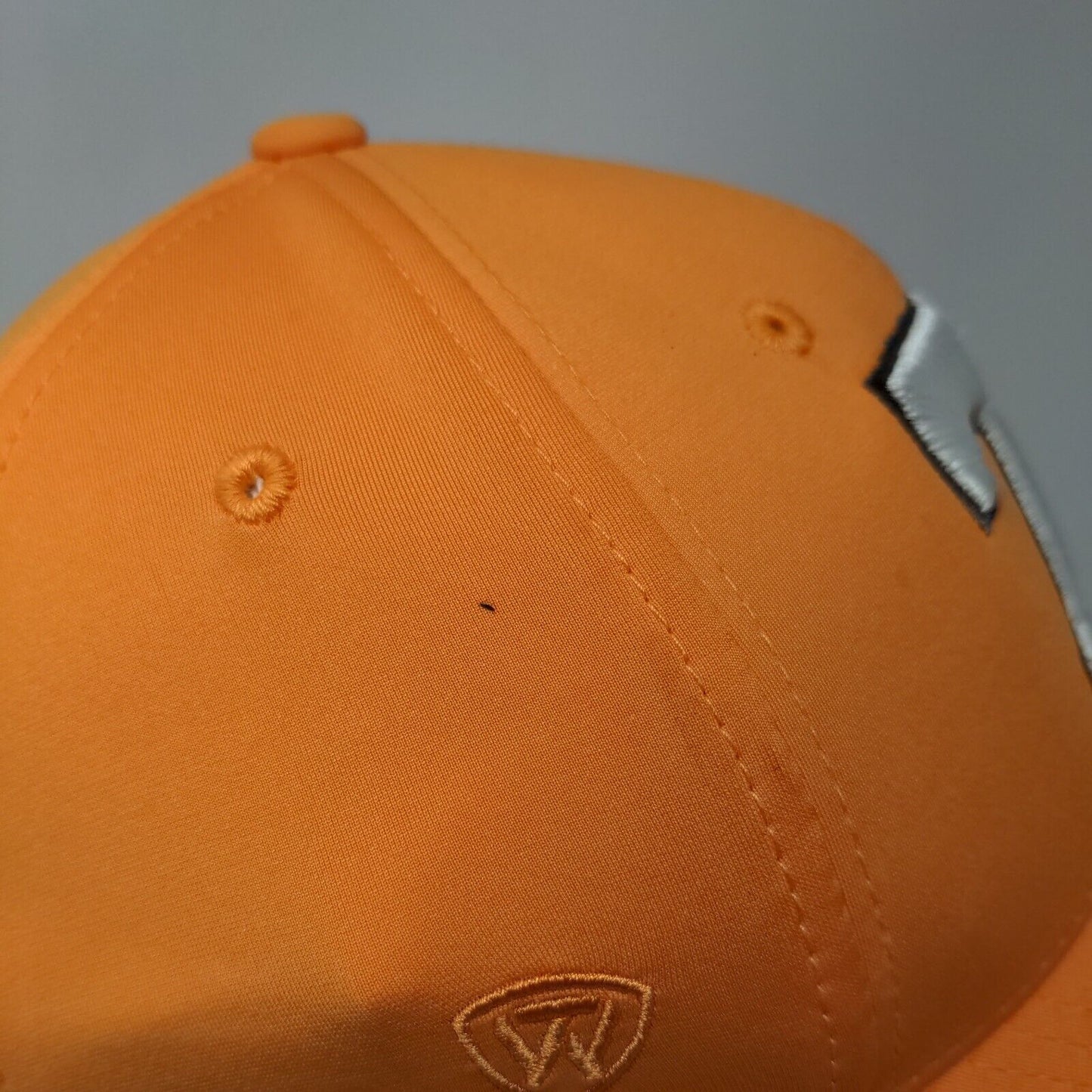 Tennessee Volunteers Fitted Hat Orange Top of the World Embroidered Logo NCAA