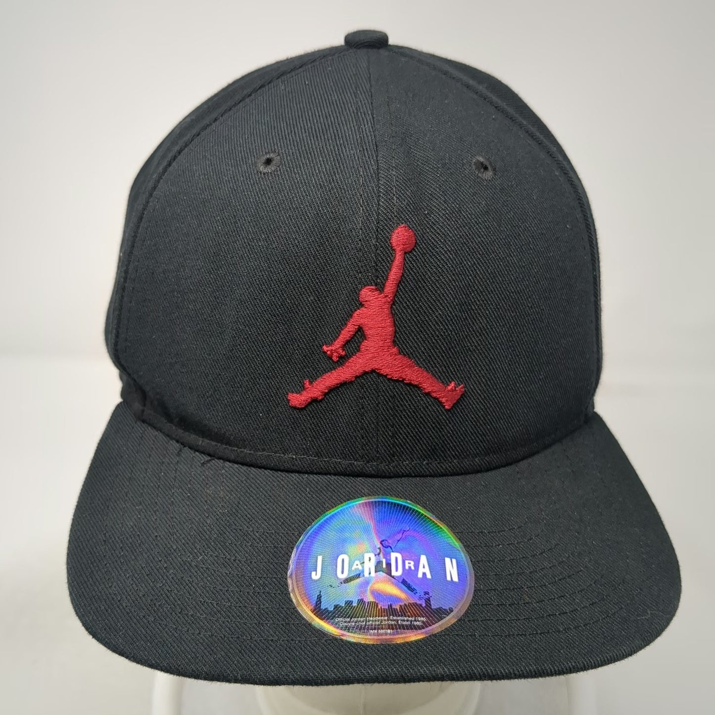 Jordan Snapback Black One Size Jumpman Conrad McRae Basketball Hat Flat Bill