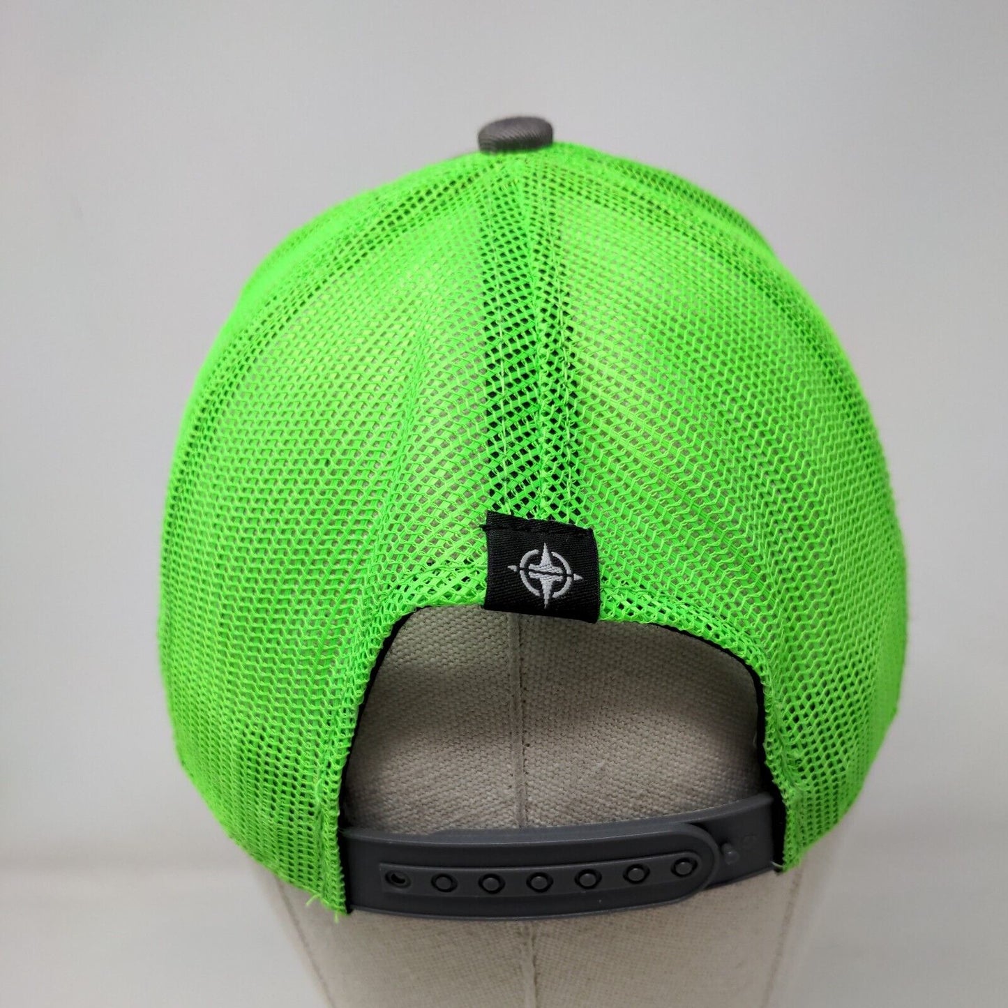 Trophy Tracker Outdoor Cap Snapback Trucker Hat Multi OSFM Embroidered Fish