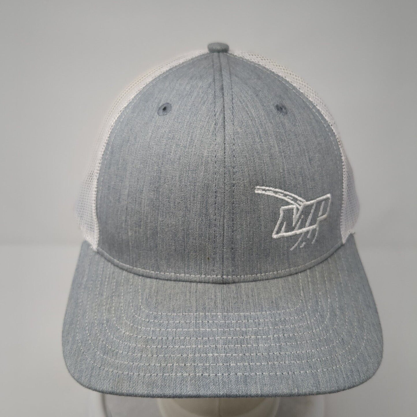 MP Snapback Trucker Hat Gray OS Adjustable Embroidered Mesh Back Richardson