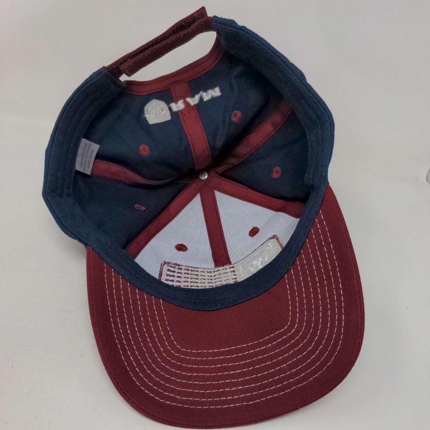 Dodge Ram Flag Strapback Hat Multi One Size Embroidered Colorblock