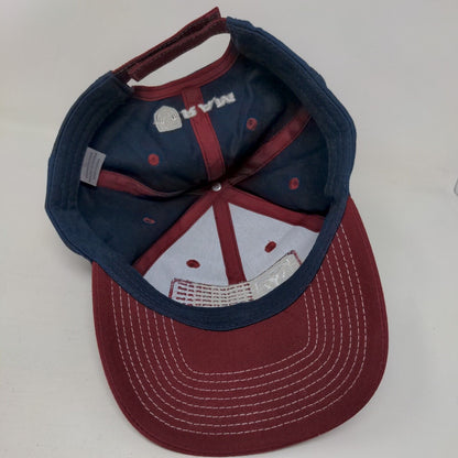 Dodge Ram Flag Strapback Hat Multi One Size Embroidered Colorblock
