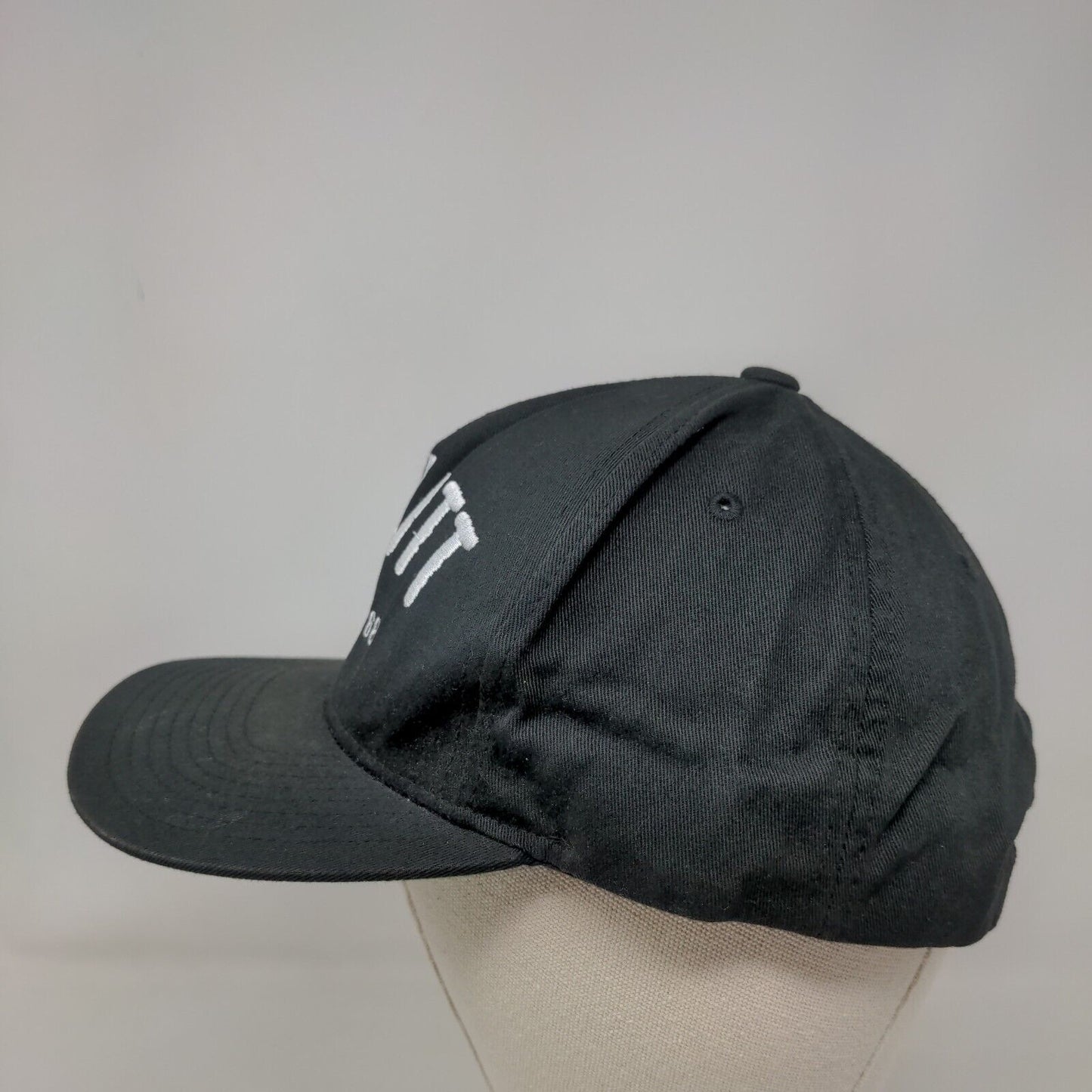 Bullitt 1968 Skull Snapback Hat Black One Size Embroidered Yupoong