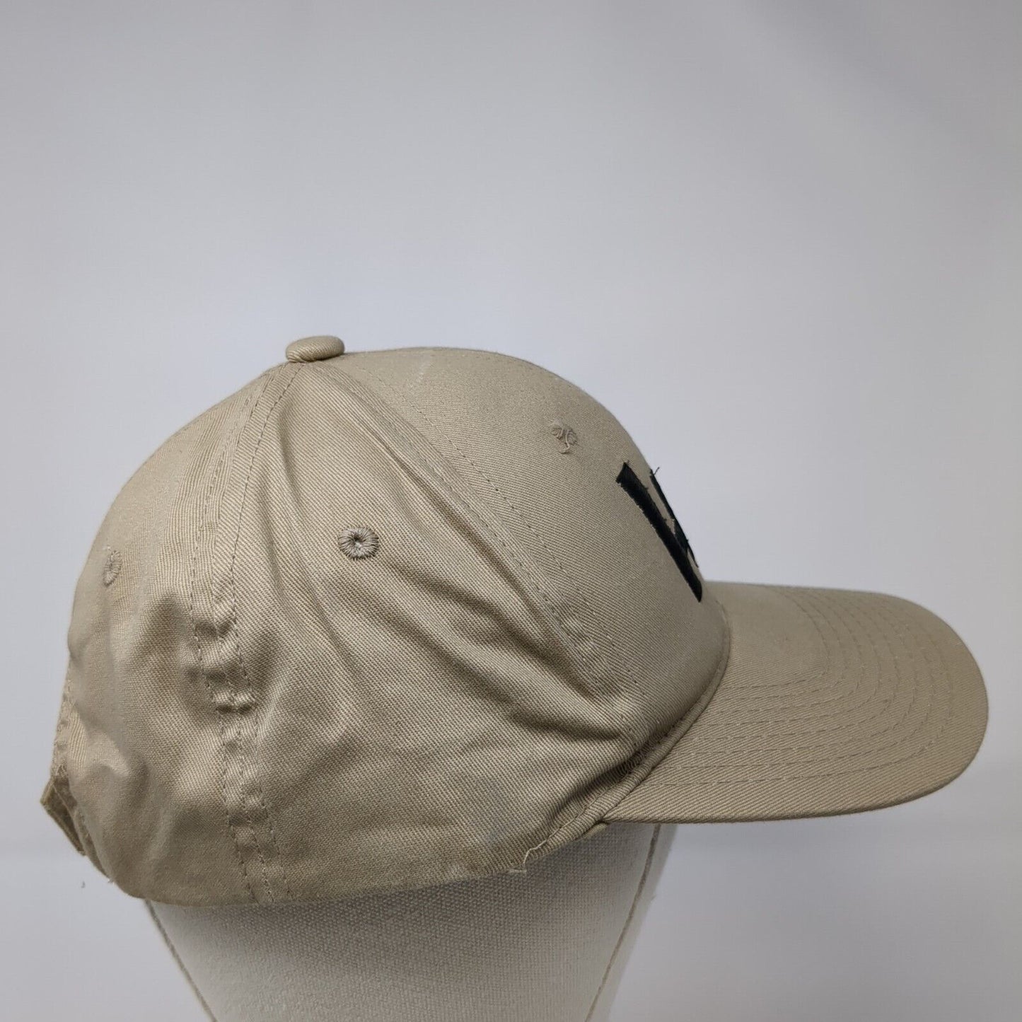 HK Heckler & Koch Strapback Hat Tan One Size Adjustable Embroidered 6 Panel