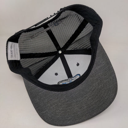 Inspiration Snapback Mesh Back Trucker Hat Gray One Size Embroidered
