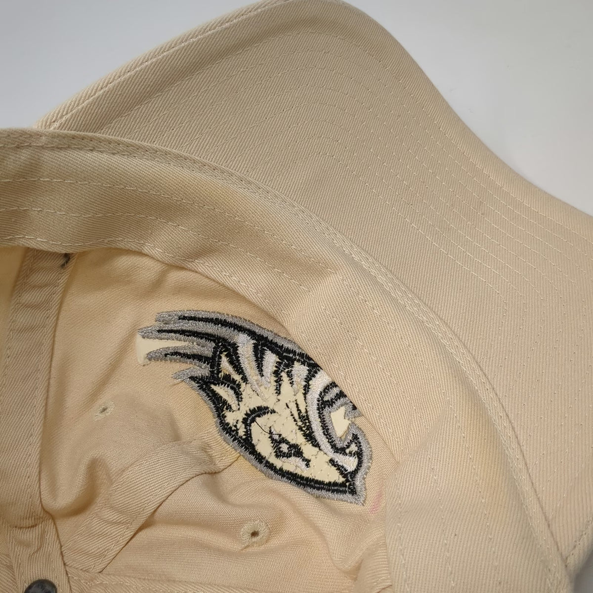 Towson Tigers NCAA Legacy Beige One Size Cap Hat Slideback Embroidered Cotton