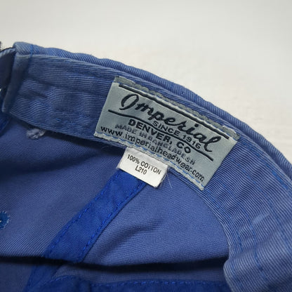 Imperial Baseball Cap Blue One Size Sawgrass Golf Embroidered Strapback Hat