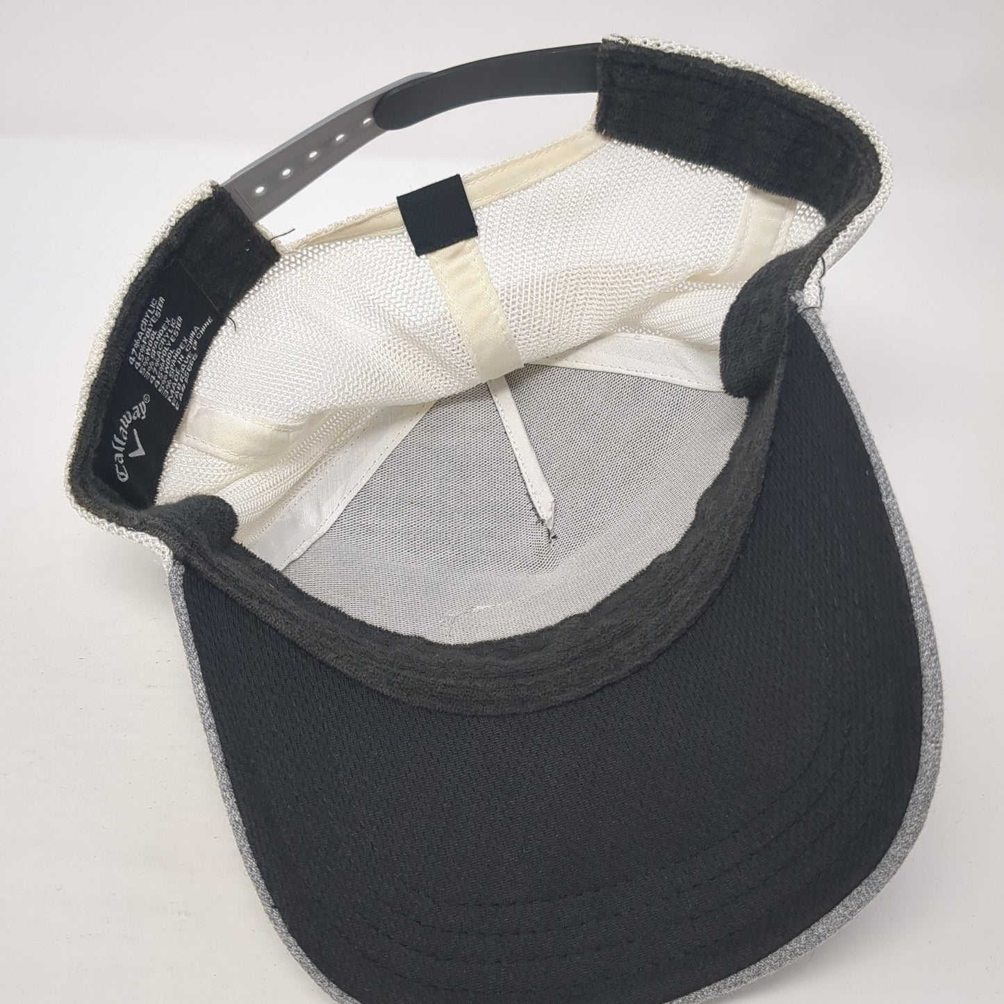Topgolf Patch Snapback Trucker Hat Gray One Size Mesh Back Callaway