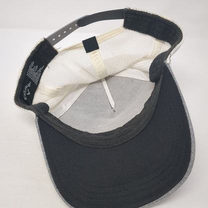 Topgolf Patch Snapback Trucker Hat Gray One Size Mesh Back Callaway