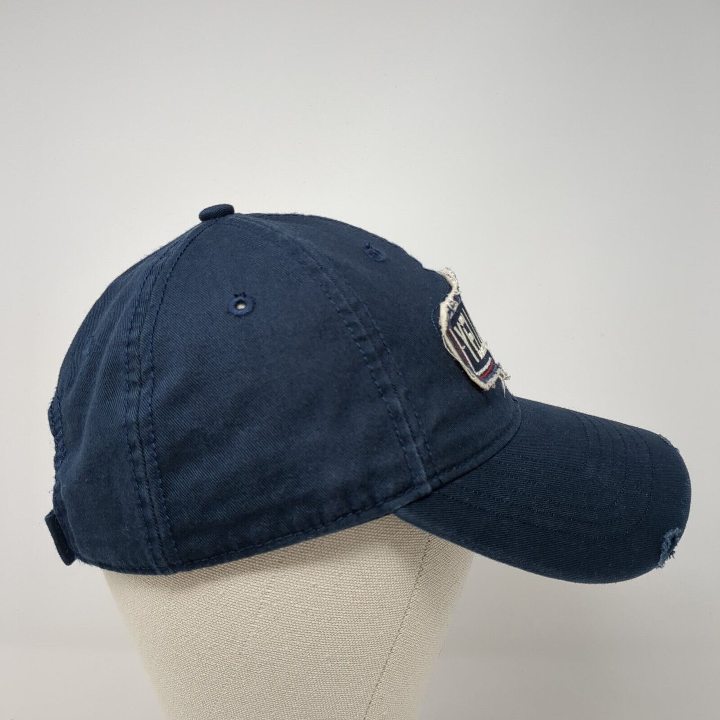 Yellowstone Since 1872 Strapback Hat Blue One Size Adjustable Distressed Ouray
