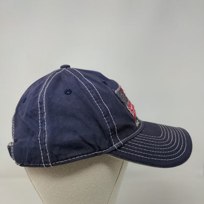 Bass Pro Shops American Flag Slideback Hat Blue One Size Embroidered