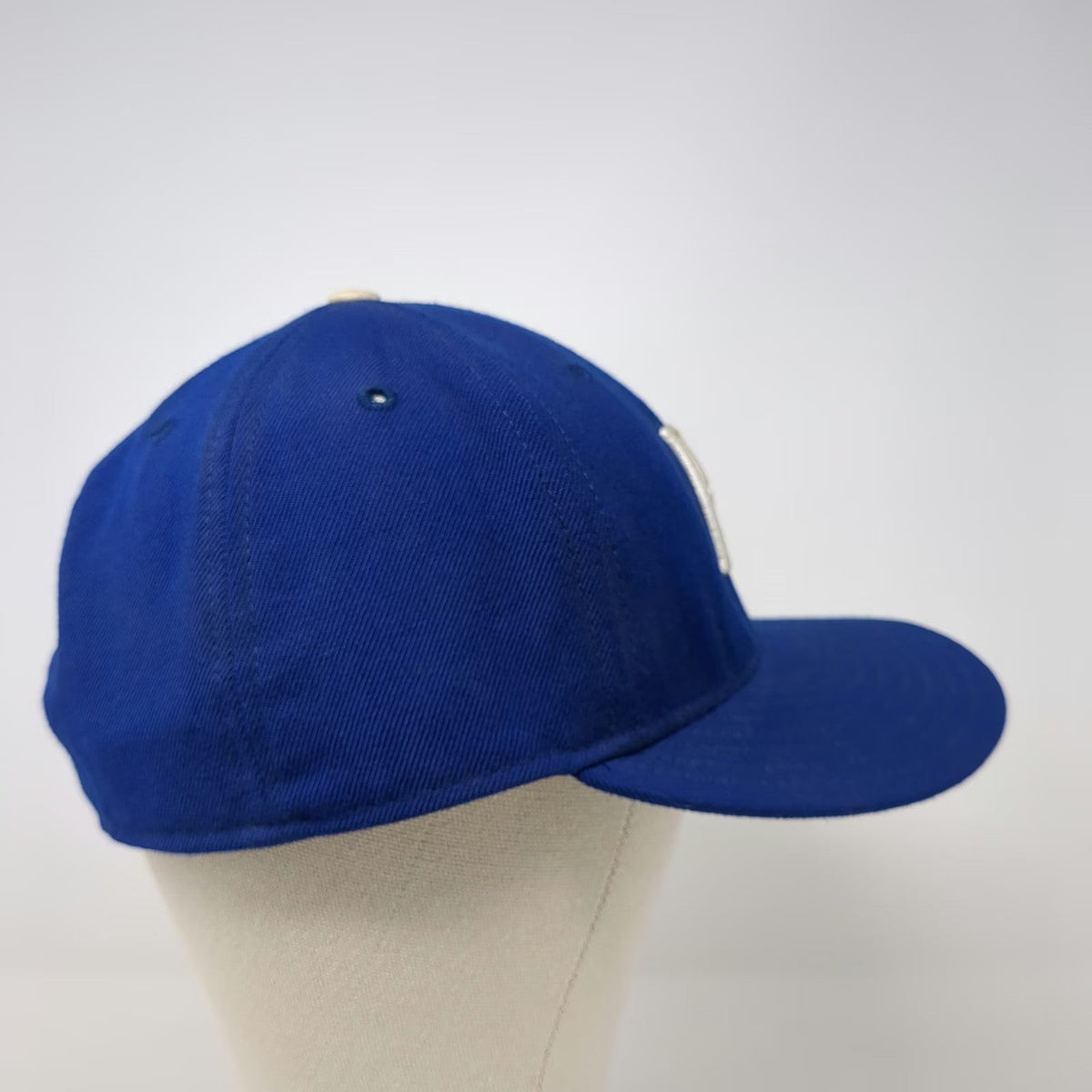 Kansas City Royals MLB New Era Baseball Hat Blue 7 3/8 Wool 59FIFTY Gray Under