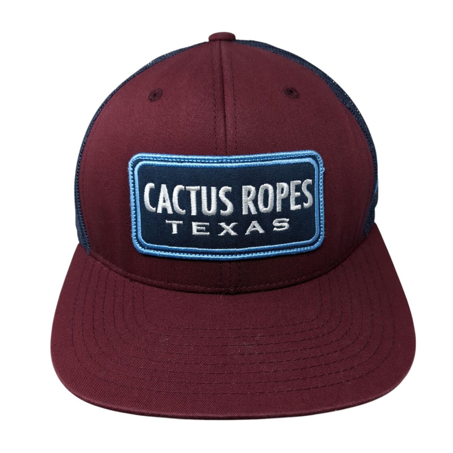 Cactus Ropes Texas Snapback Trucker Hat Multicolor OS Adjustable Mesh Hooey