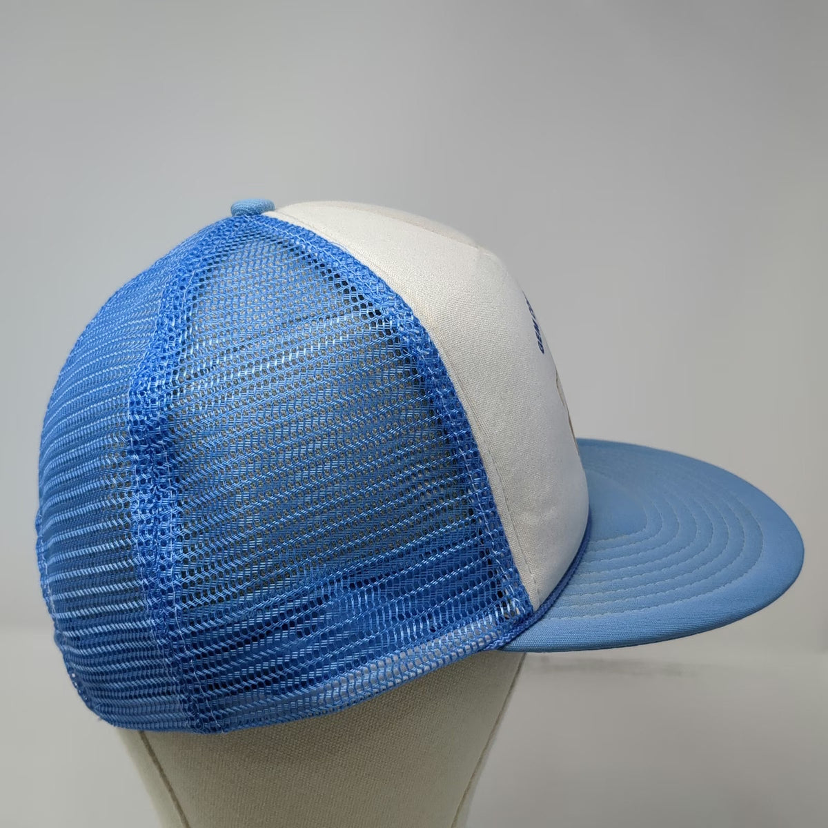 Winner Trucker Hat Blue White One Size Gem County Centennial Idaho Mesh Snapback