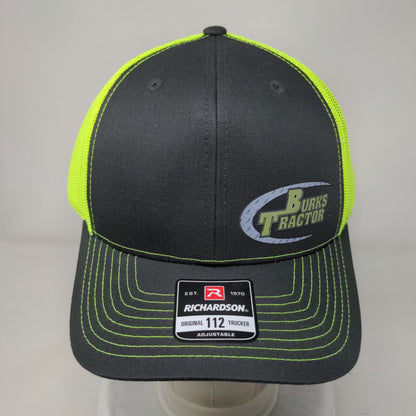Burks Tractor snapback Trucker Hat Multicolor One Size Adjustable Richardson