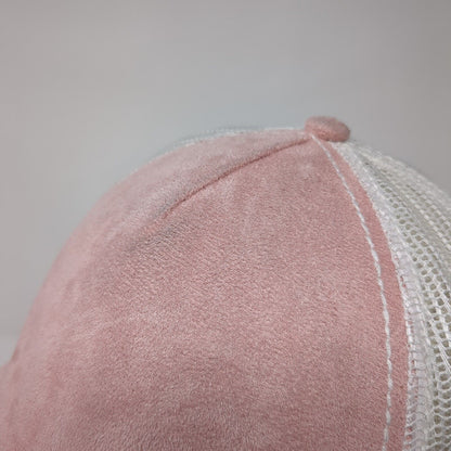 Yellowstone Snapback Trucker Hat Pink OSFA Adjustable Mesh Back Legacy Polyester